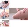 Cute Pink Pig Plush Toy Soft Animal Sleeping Pillow 25/40/60cm Comfortable Size
