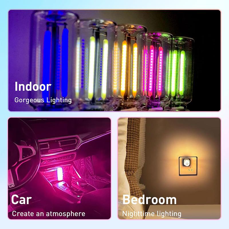 

Usb Interior Car Lights, 2025 Retro Inspired Interior Mood Lamps, Portable Plug-In Usb Retro Car Lamps For Bedroom