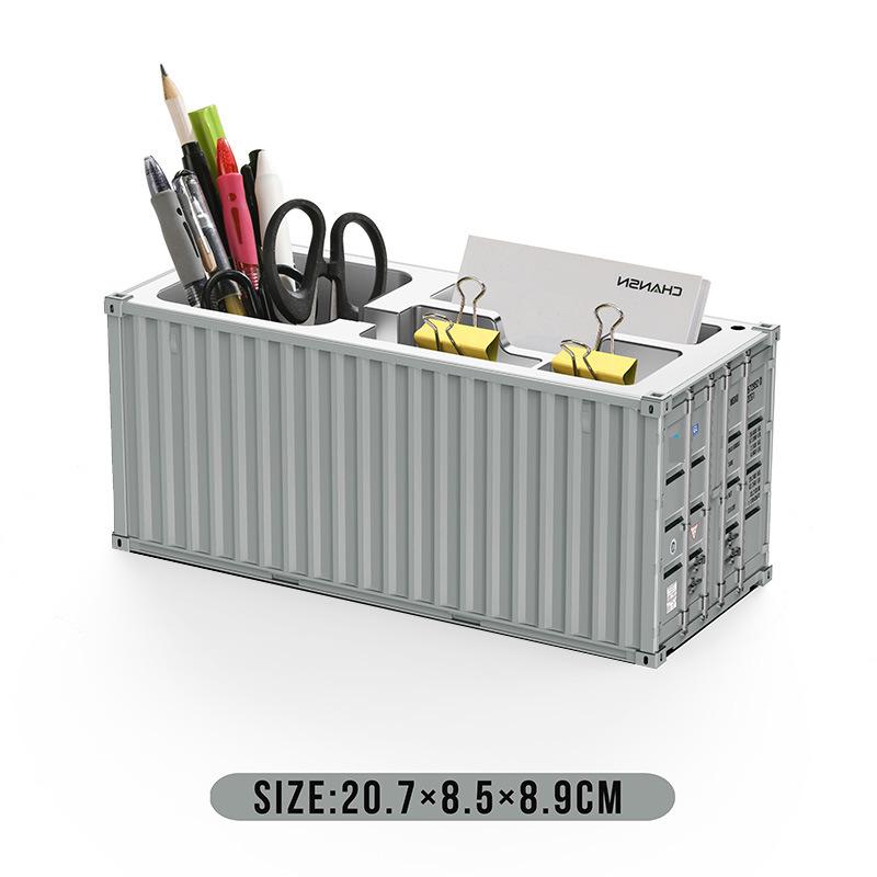 Mini 1:30 Scale Desktop Pen Holder & Business Card Storage Box with Custom Logo