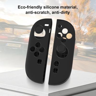 For Switch 2 Joy-con Handle Silicone Case Anti-Slip Protective Cover W/ Thumbstick Grips Caps for Nintendo for Switch 2