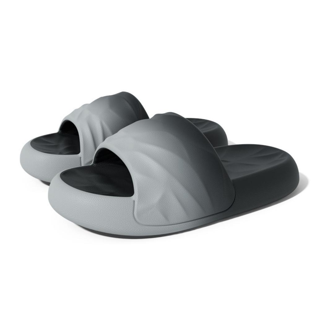 Step On Poop Sensation Gradient Slippers for Men In Summer, Slip Resistant for Outdoor Wear, Indoor Shower, Home, Couple, Cool Slippers