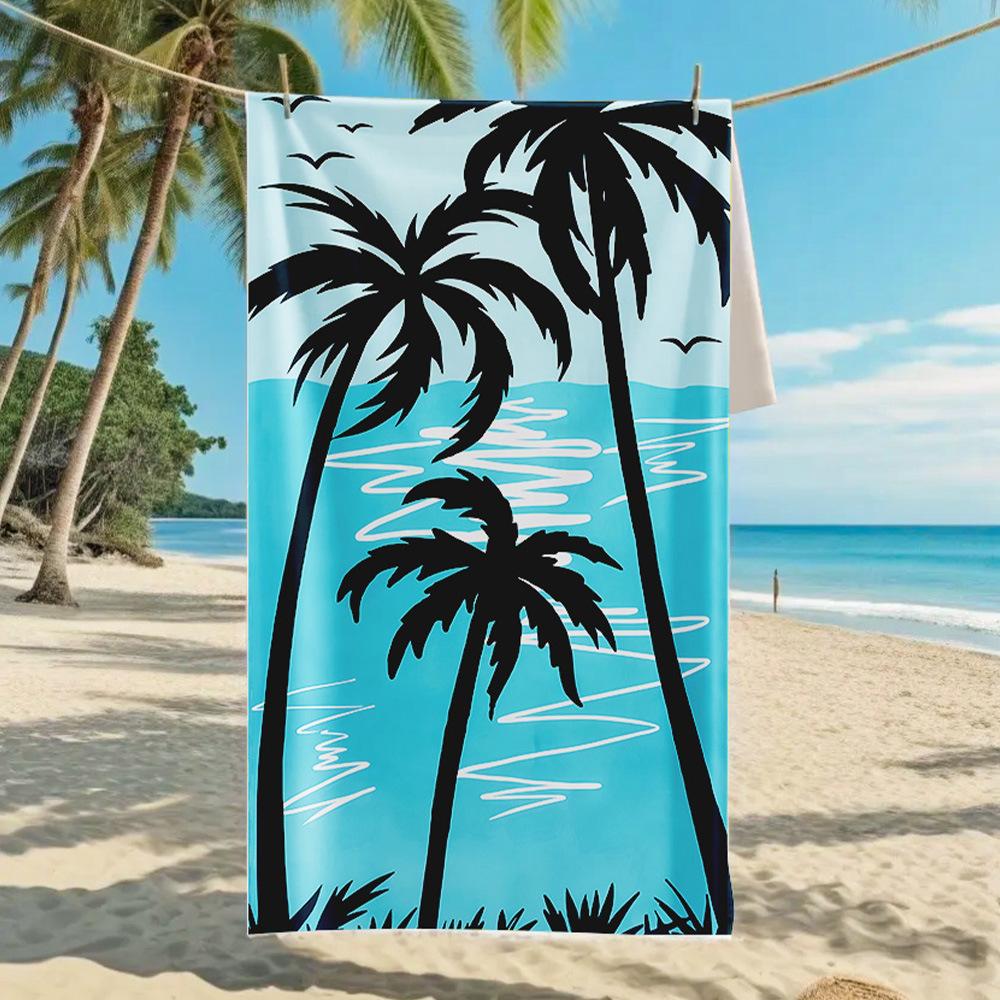 2026 Mermaid Tail Beach Towel Printed Towel Seaside Vacation Absorbent Beach Towel