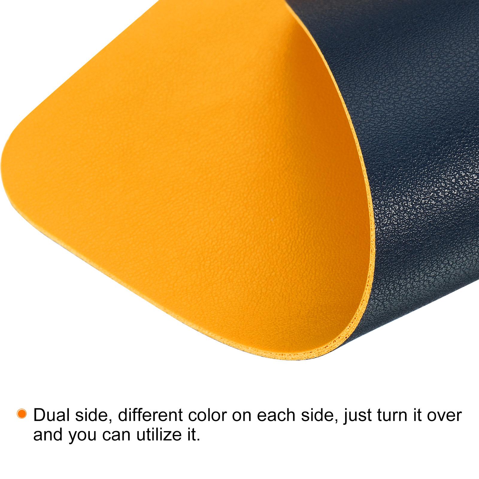 Office Desk Mat Protector PU Leather Dual Side Waterproof Mouse Pad Writing Mat Desktop Keyboard Desk Pad Gaming PC Accessories