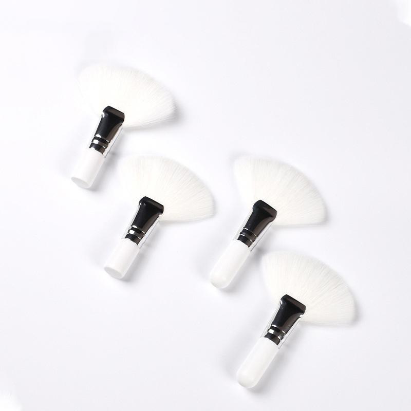 Mini Fan Makeup Brushes Facial Powder Foundation Blusher Concealer Brush Cosmetic Tools Synthetic Fiber Fan Brushes