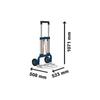 Diable Bosch Professional repliable de transport pour L-Boxx, capacité de 125kg au sol - 1600A001SA