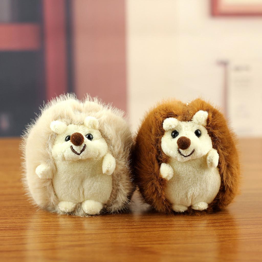 Animal Plush Hedgehog Pendant With Polyester Fiber Filling For Gift And Decor