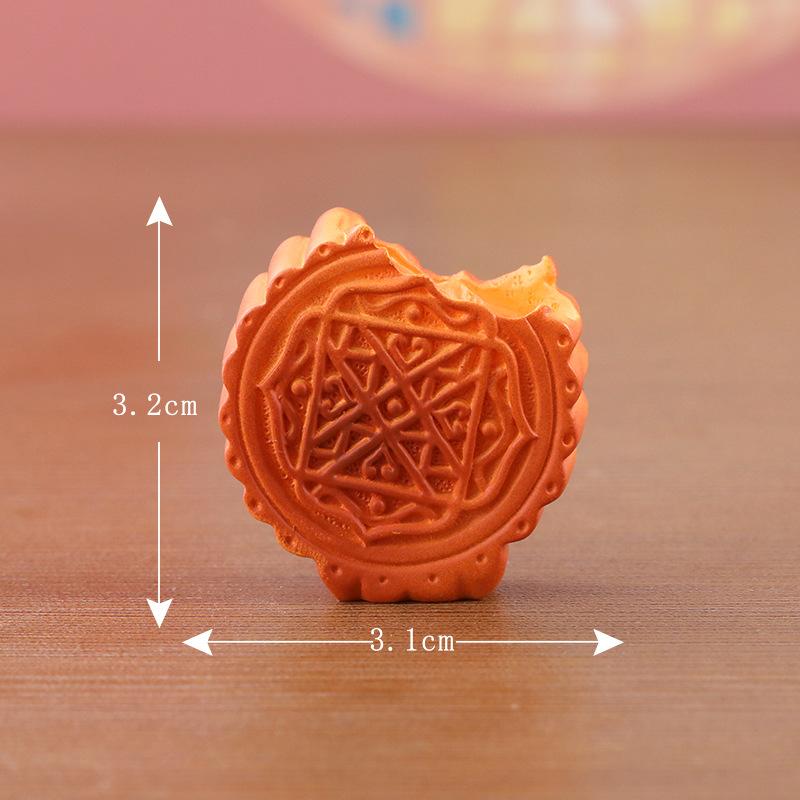 Cute Micro-landscape Mid-Autumn Festival Little Rabbit MooncakeGarden Decoration AccessoriesDesktop Car Resin Small Ornaments