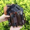 EDCs Organizer Sheath Leather EDCs Tool Holster MultitoolSheath High Capacity Cowhide Holster Holster For Knives Car Key