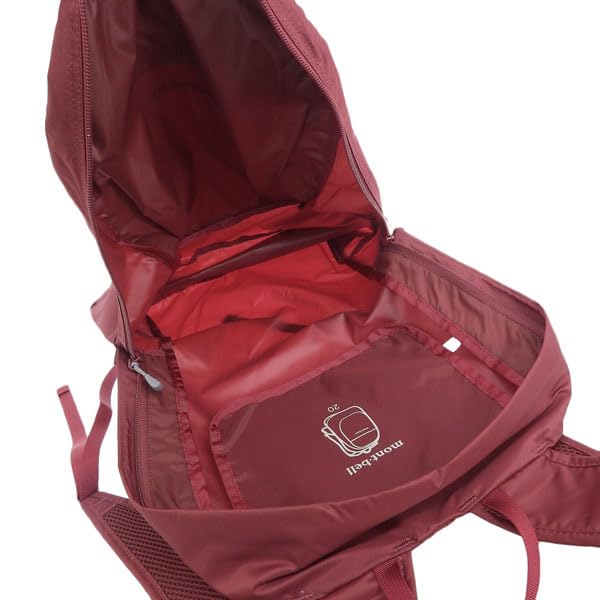 and Packable Daypack 20 A4 Compatible Red [Montbell] Men's Women's Backpack, Rucksack, 1133473, (Wine (WRD)/Wine Red)