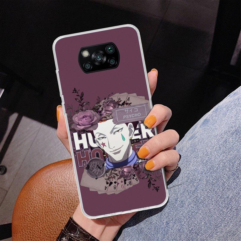 

Hunter X Hisoka Phone Case For Xiaomi Poco X7 X6 X5 Pro F7 Ultra Redmi 15C 15 13C 13 12C 12 10 10A 10C 9 9A 9C 9T Cover Poco X7 Redmi 9T