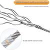 Heavy-Duty Steel Wire Dog Leash Extension, 3m & 6m – Durable, Bite-Resistant Chain for Large Dogs