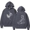 Rock Band Korn Issues Album Cover Graphic Hoodie Men Women Gothic Vintage Streetwear Alternative Nu Metal Music Pullover Hoodies