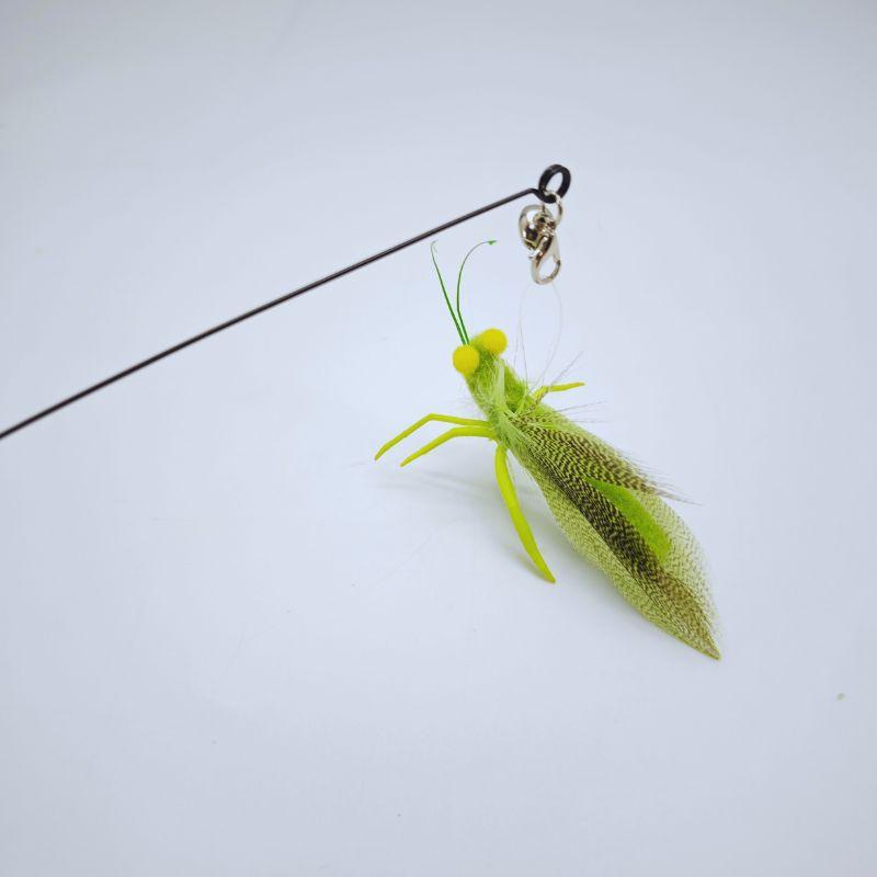 

1pc/2pcs Artificial Spider Cat Toys Teasing Stick Replacement Head Toy Silicone Pet Toys Wand Accessories 1PC