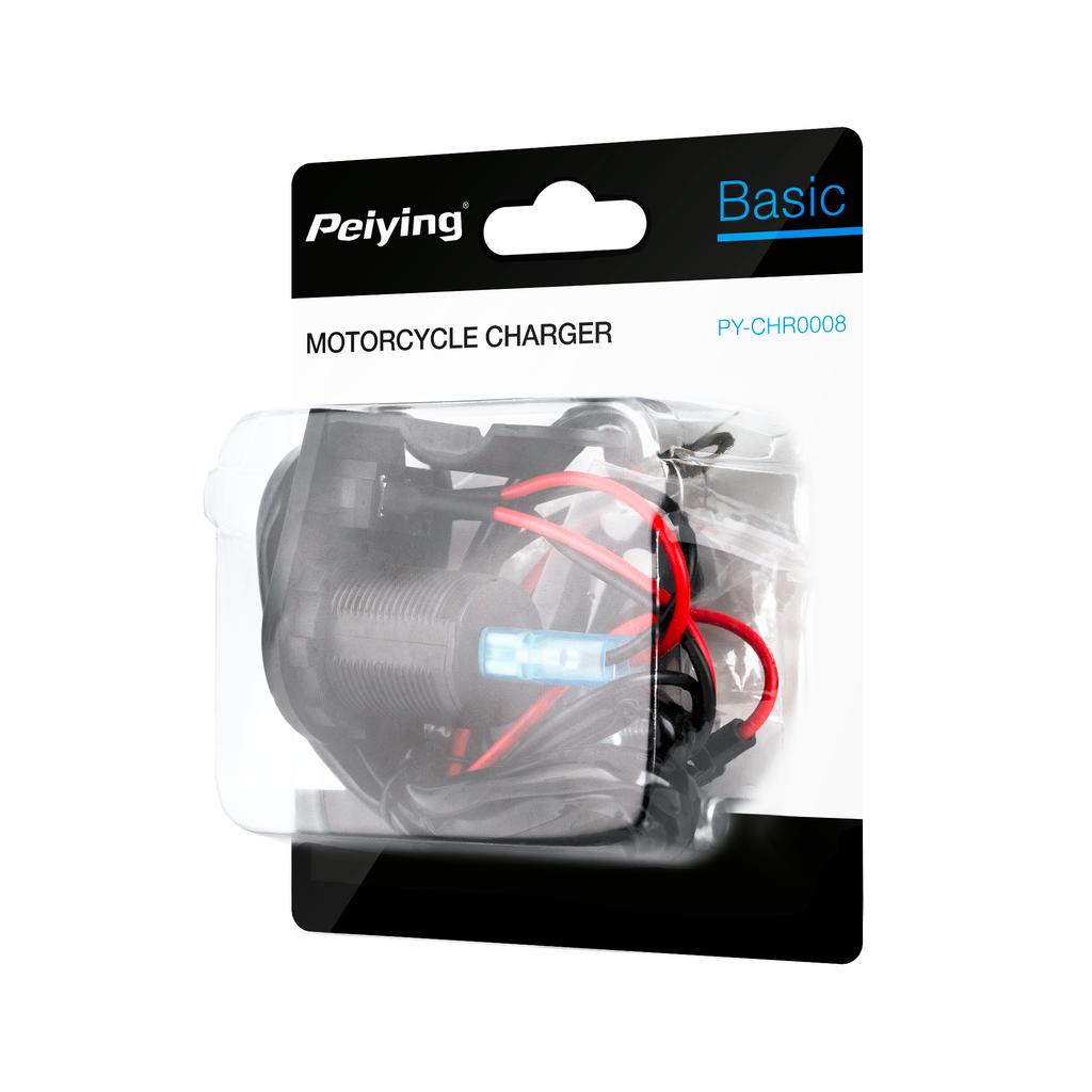 Motorcycle Charger 2Xusb 3100 Ma Peiying
