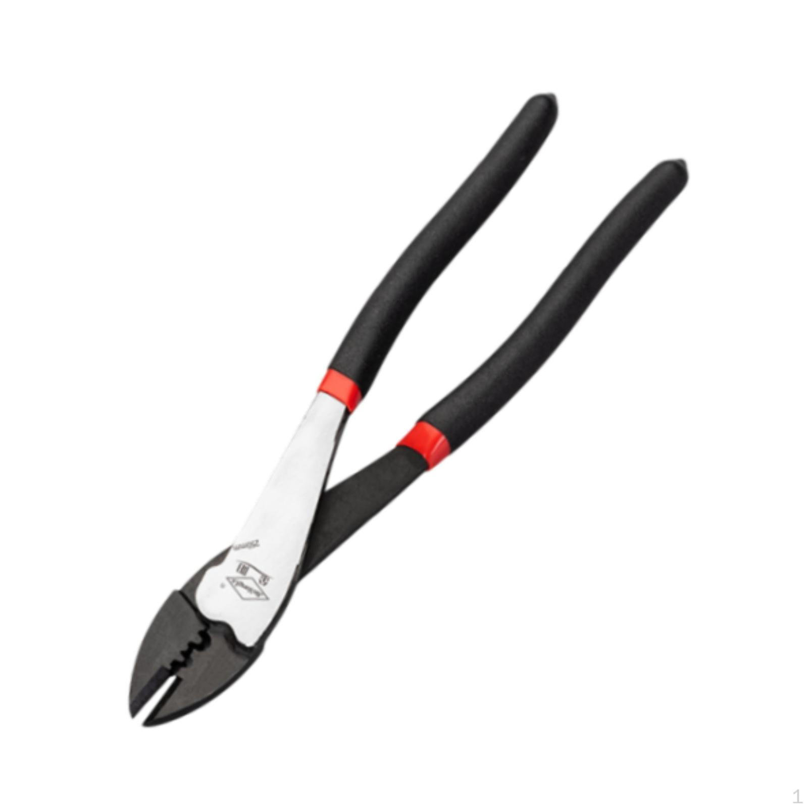 

10-дюймовые плоскогубцы для электрики для обжима и резки проводов чёрный