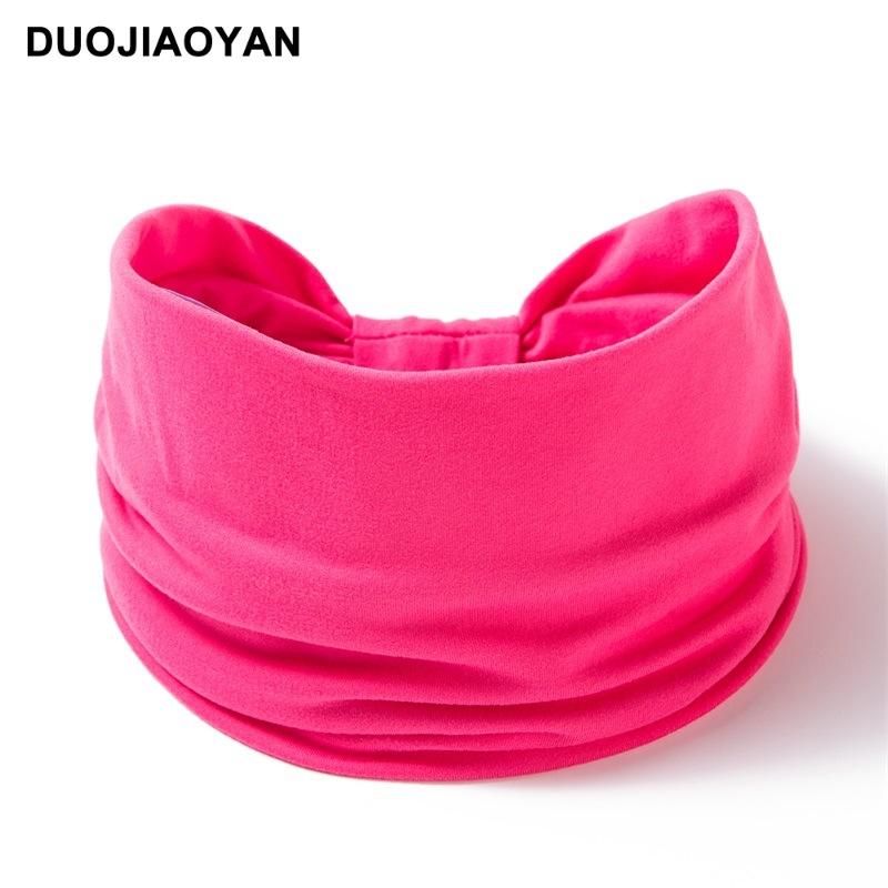 

Новая спортивная повязка на голову Macaron с широким узлом, эластичная, впитывающая пот и дышащая, оптовая продажа женских повязок на голову