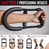 Adjustable Resistance Grip Strengthener with Wrist & Forearm Exerciser - Stainless Steel Spring, EVA Foam Handle, Durable Carbon Steel Spring