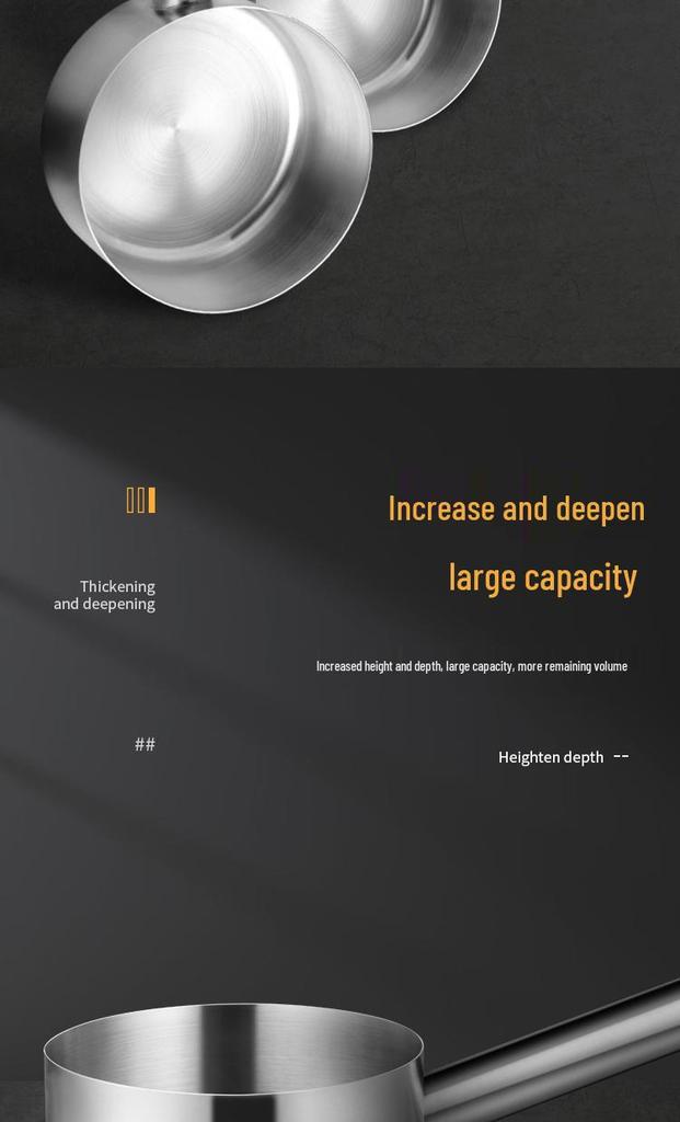 Stainless Steel Deep Water Ladle with Long Handle