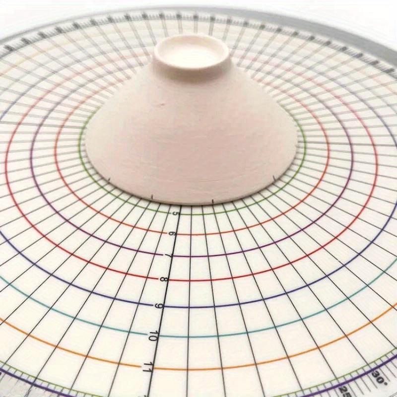 

1 шт. Гончарный разметочный циркуль, 10,24 Пластиковый круглый разметочный инструмент, Незаряженный прецизионный измерительный инструмент, Идеально подходит для керамики, гончарного дела 1pc белый