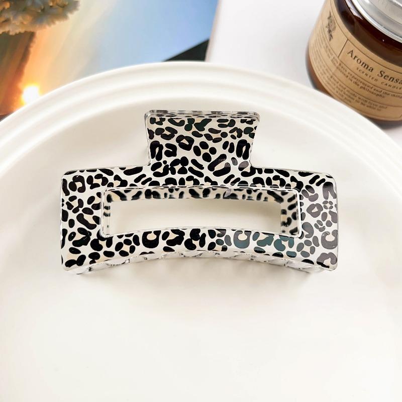 Sweet Fruit Heart-shaped Printed Grab Clip Shark Clip Simple and Fresh Semi-tied Hair Clip and Hair Accessory