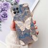 Clear Cover For Realme 8i Case RMX3151 Luxury Butterfly Love Flowers Cool Painted Phone Case For Realme Narzo 50 RMX3286 Cover