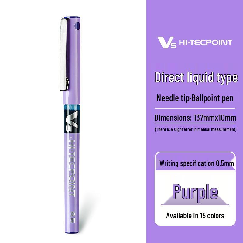 Pilot Gel Rollerball Pen BX-V5/7 Needle Tip Colored Signature Pen for Students