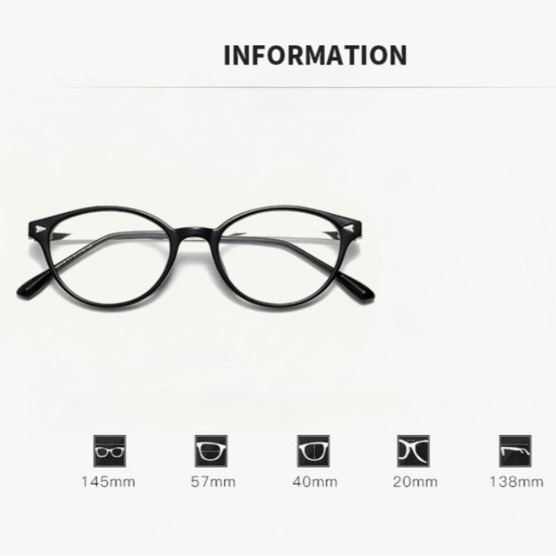 Stylish Oval Cat Eye Gradient Frame Presbyopia Glasses, Anti-Blue Light Reading Eyeglasses for Women, Diopters 0 To +4.0