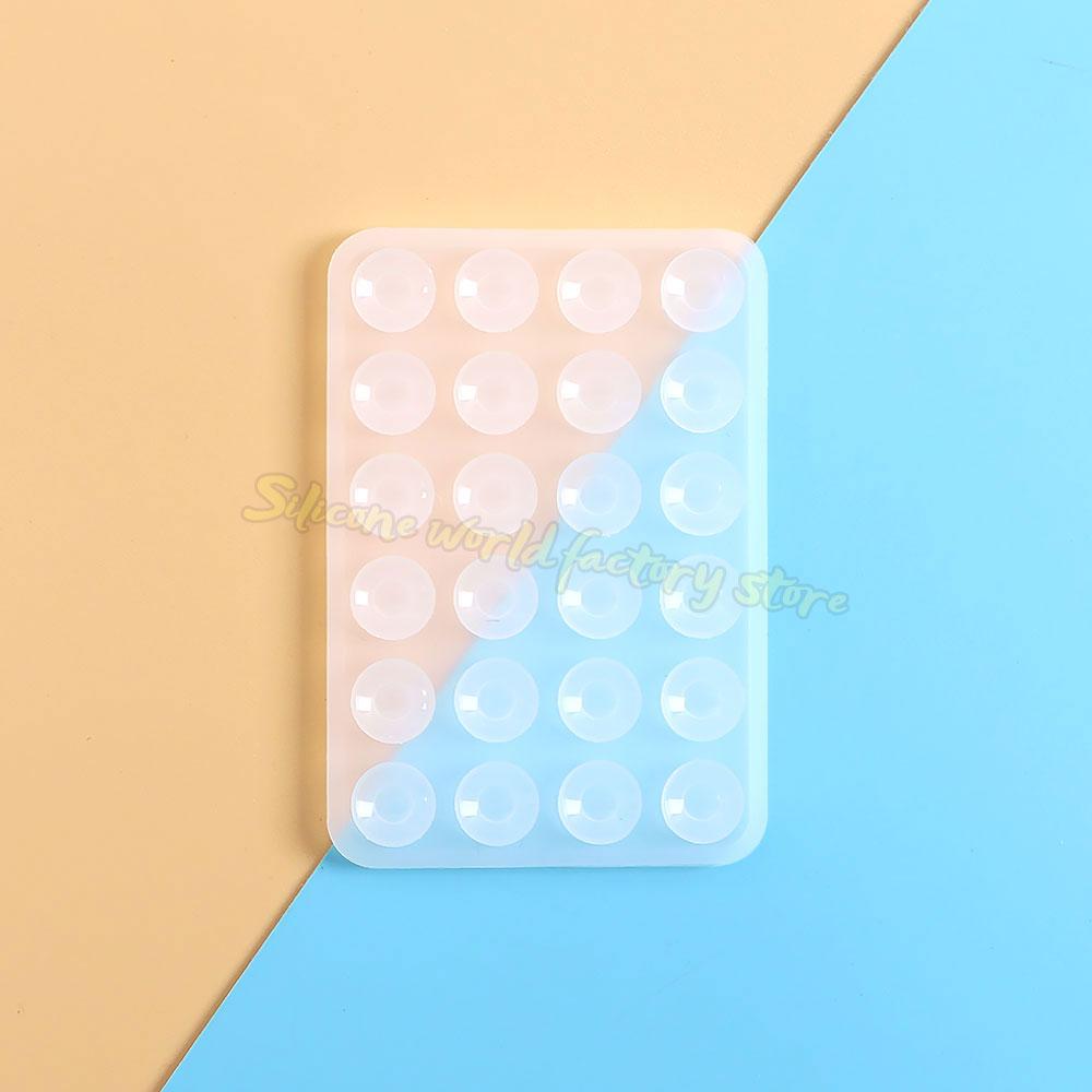 Silicone World Multifunctional Double-sided Silicone Suction Phone Holder Phone Case Anti-Slip Back Stickers Mat Wall Stand