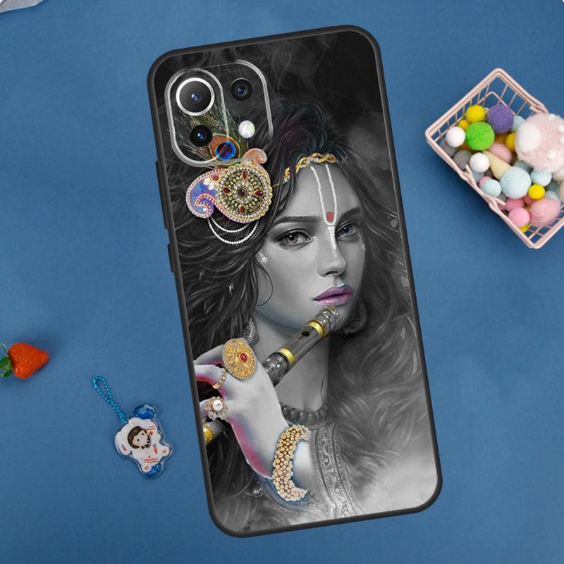 Indian God Lord Krishna Case For Xiaomi 15 Ultra 13 14 11T 12T 13T 14T Pro POCO X7 Pro F5 F6 M6 X3 X5 X6 Pro Coque