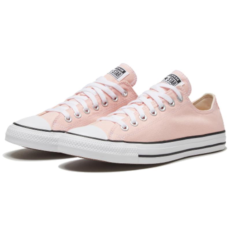 Converse Chuck Taylor All Star Round-toe Lace-up Low-Top Canvas Shoes Unisex Pale Pink