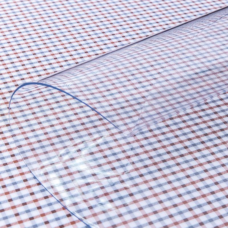 Waterproof Oil-Proof High-Temperature Resistant Transparent PVC Table Protector Mat