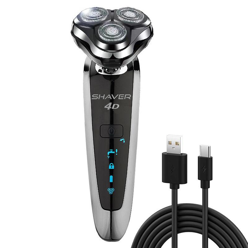 New hair clipper three-in-one men's razor rechargeable razor electric ultra-clean multi-functional beard cutter head portable
