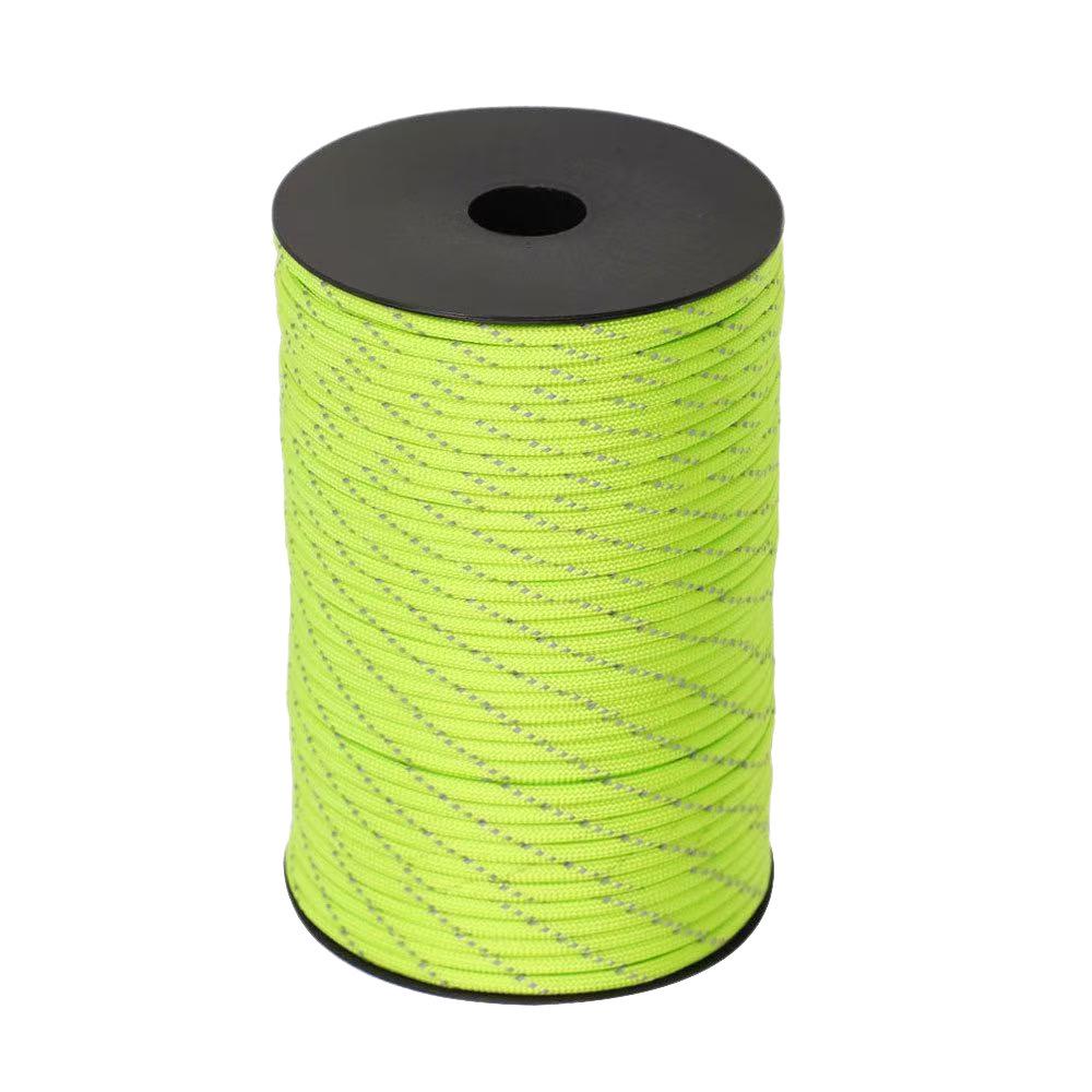 High-Reflective 7-Core Paracord: Emergency Lifesaving, Camping & Escape Rope