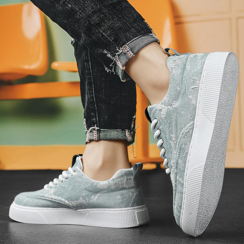 Men's Casual Shoes Four Seasons Breathable Canvas Shoes For Men Comfortable Flat Sneakers Man Vulcanize Shoes Outdoor Sneakers