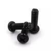 Customizable Black Round Head Phillips Screw for Machine Use