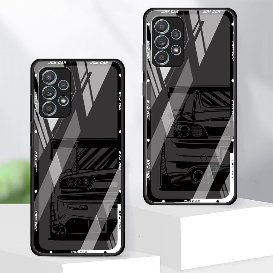 Japanese Drift Car Case for Samsung Galaxy A51 A52 A14 A30 A15 A50 A73 A34 A56 A35 A25 A36 A71 A13 A20 A21 A06 A12 A10 A16 A02