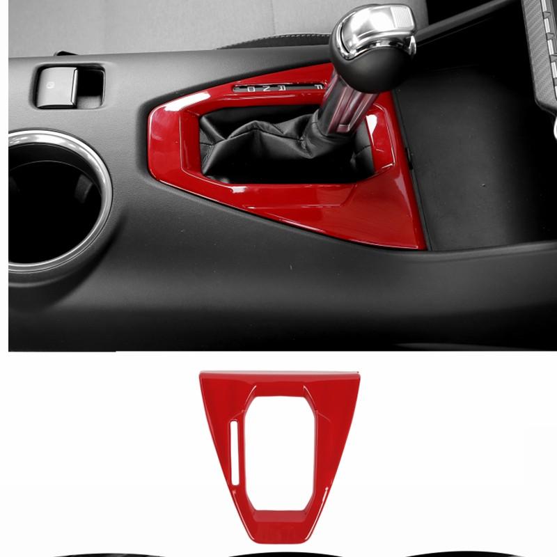 Car Center Console Gear Shift Cover Decals for 2024 2025 Ford Mustang Interior
