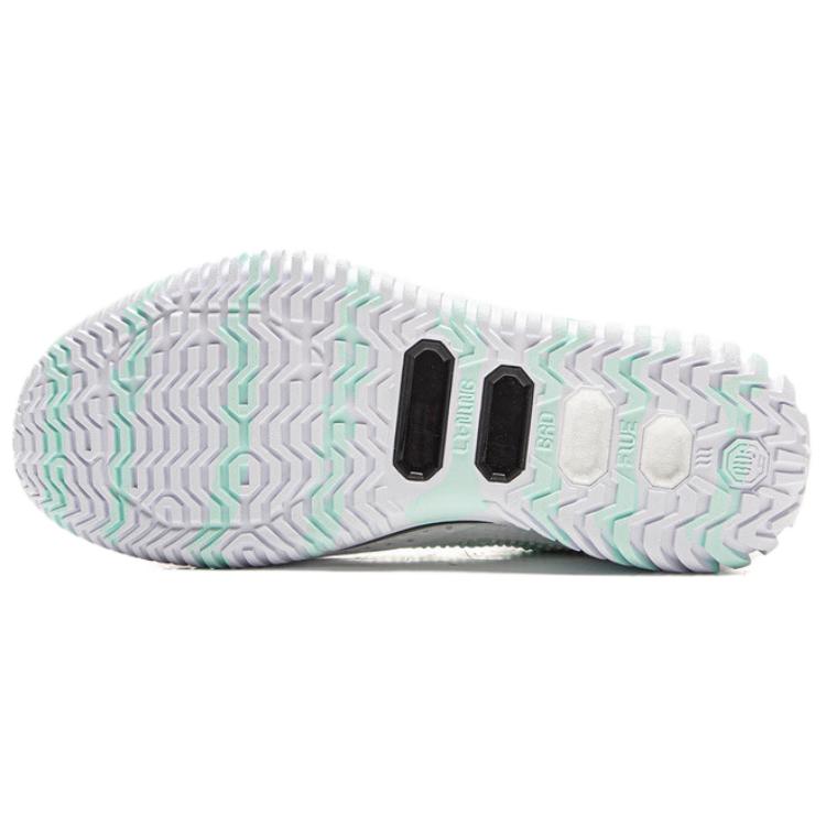 Li Ning Reverse 3 Low Fashion Bequem Stoßdämpfung Verschleißfest Low Top Basketballschuhe Herren Sneaker Standard-Weiß ABFU005-71