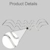 Spill Proof Stainless Steel Taco Holder Stand Durable Burrito Rack 4 Shells for Kitchen Party Restaurant Food Serving