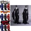 Trendy New Halloween Sexy V Neck Dress With Flare Sleeves Available In Red Black And Blue Sizes S To 5xl For A Chic Retro Look