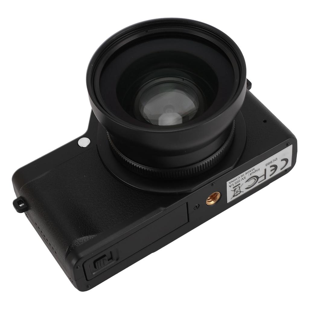 Digital Camera 2.88in LCD Display HD 4K Video 58MP Image Auto   20x Zoom Portable Vlog Camera for Live Strming