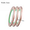 3pcs 20m Doubel Side Conductive Copper Foil Tape Adhesive DIY Crafts Soldering Repair Tapes EMI Anti-static Adhesive Tape