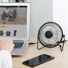 100% Brand New High Quality USB Fan Foldable Lightweight USB Powered 14.5*15cm Black Emergencies And Outdoor Work