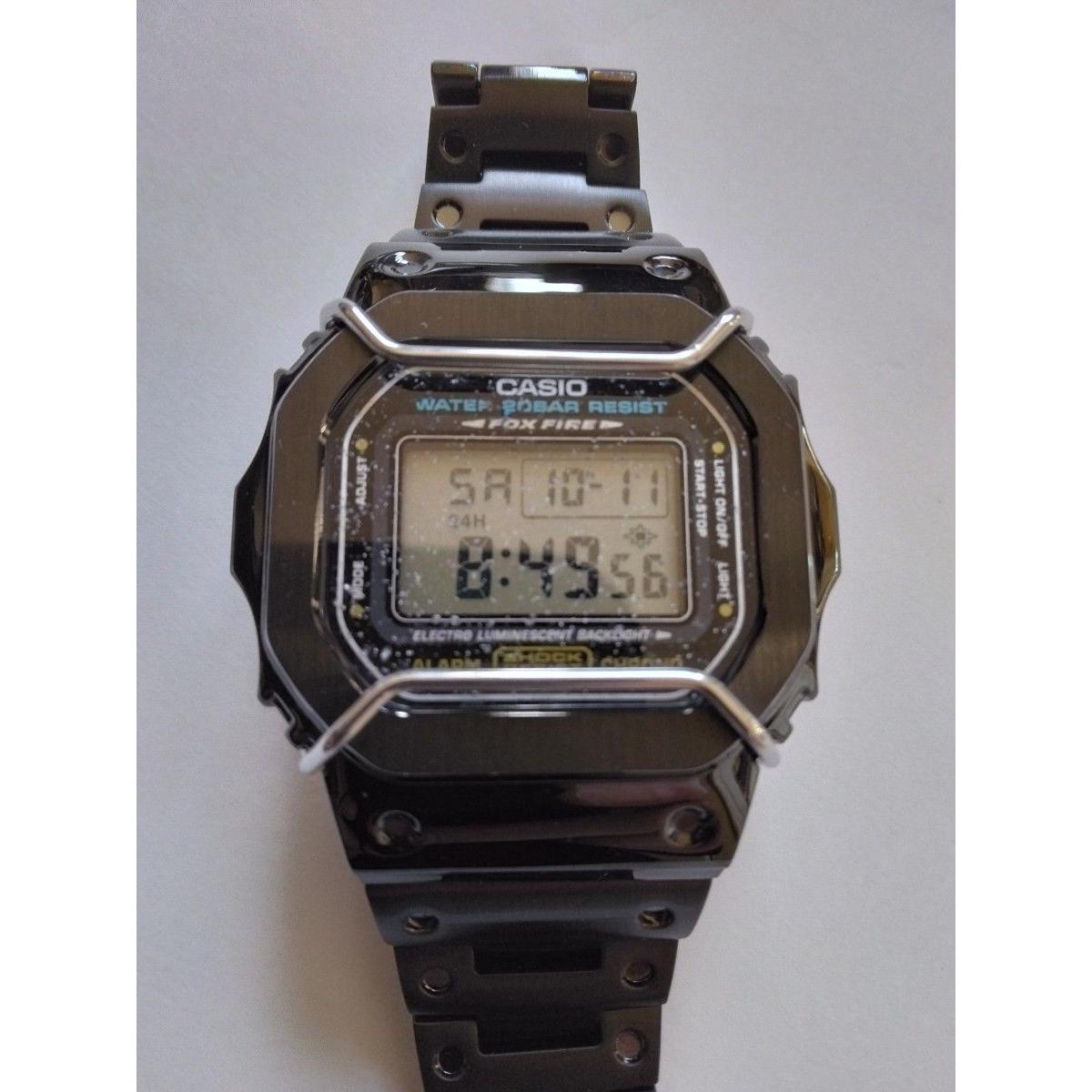 G-SHOCK DW-5600E Black Metal Bezel Bumper Band