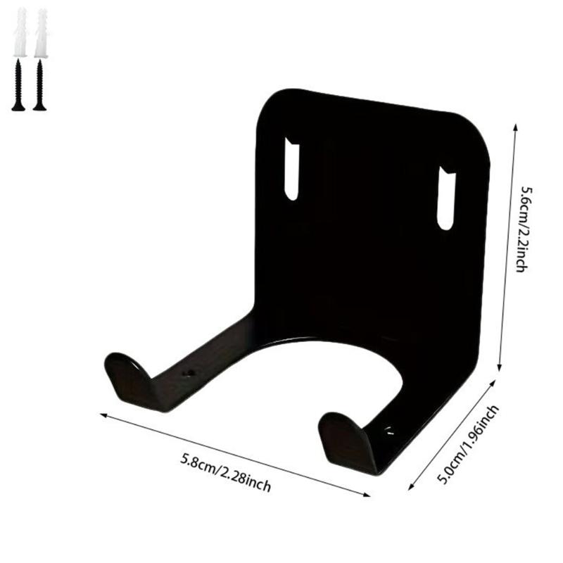 Metal Wall Mount Trimmer Rack With Multiple Hook Shelves Quick Setups Portable Kitchen Storage Solution For Home Use