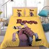 Exquisites Süßes Cartoon P-popeye Bettwäsche-Set Kinder Bettbezug Kissenbezug Jugend Kinder Mädchen Jungen Geschenk Schlafzimmer Dekoration 135x200cm