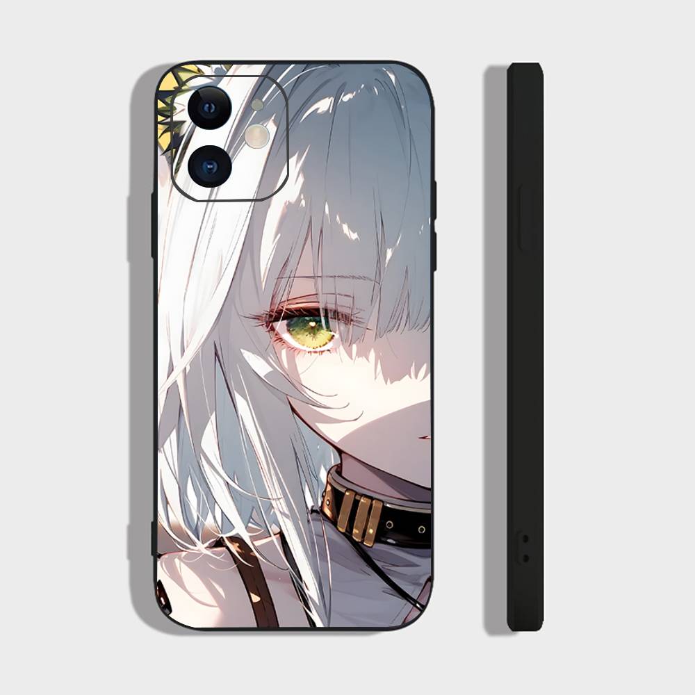 

Kal tsit Animated Game A-Arknights Phone Case For IPhone 17 Air 16 15 14 13 Pro Max 11 12 Black Silicone Cover IPHONE 12