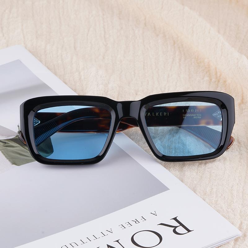 Ochelari de soare Ins JMM Walker Square Designer pentru bărbați și femei UV400, ochelari de vedere din acetat greu, realizați manual, clasici, de lux, cu carcasă