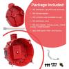 Red Male HEI Distributor Cap And Rotor Kit For SBC BBC 283 305 307 327 350 396 454 V8 Engines Performance Replacement For K549, 8416, 400, 454
