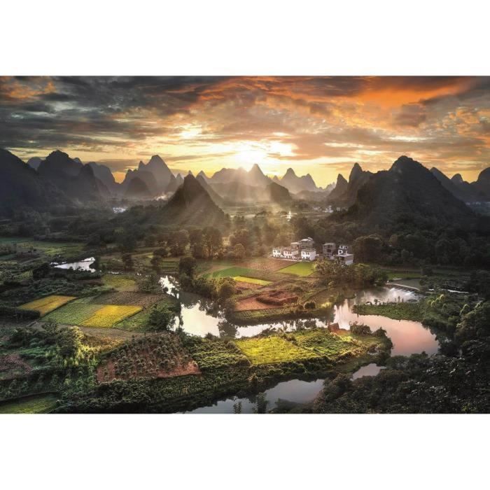 Puzzle - Clementoni - View of China - 2000 pièces - Multicolore - Architecture et monument